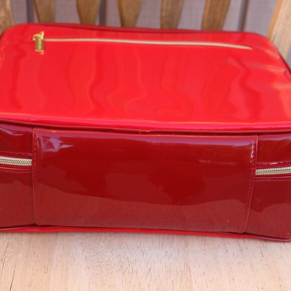 Estee Lauder Make Up Bag Red Case Cosmetic Bag - Picture 8 of 15